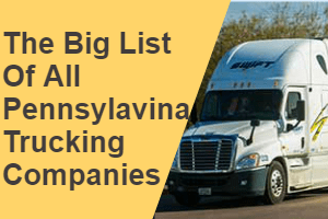 pennsylvania companies trucking list