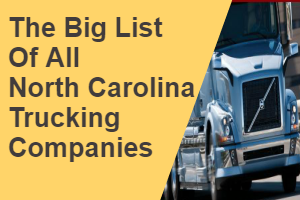 trucking companies carolina north